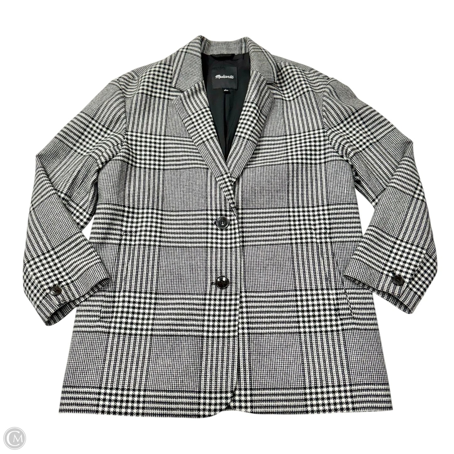 Blazer By Madewell In Black & White, Size: S