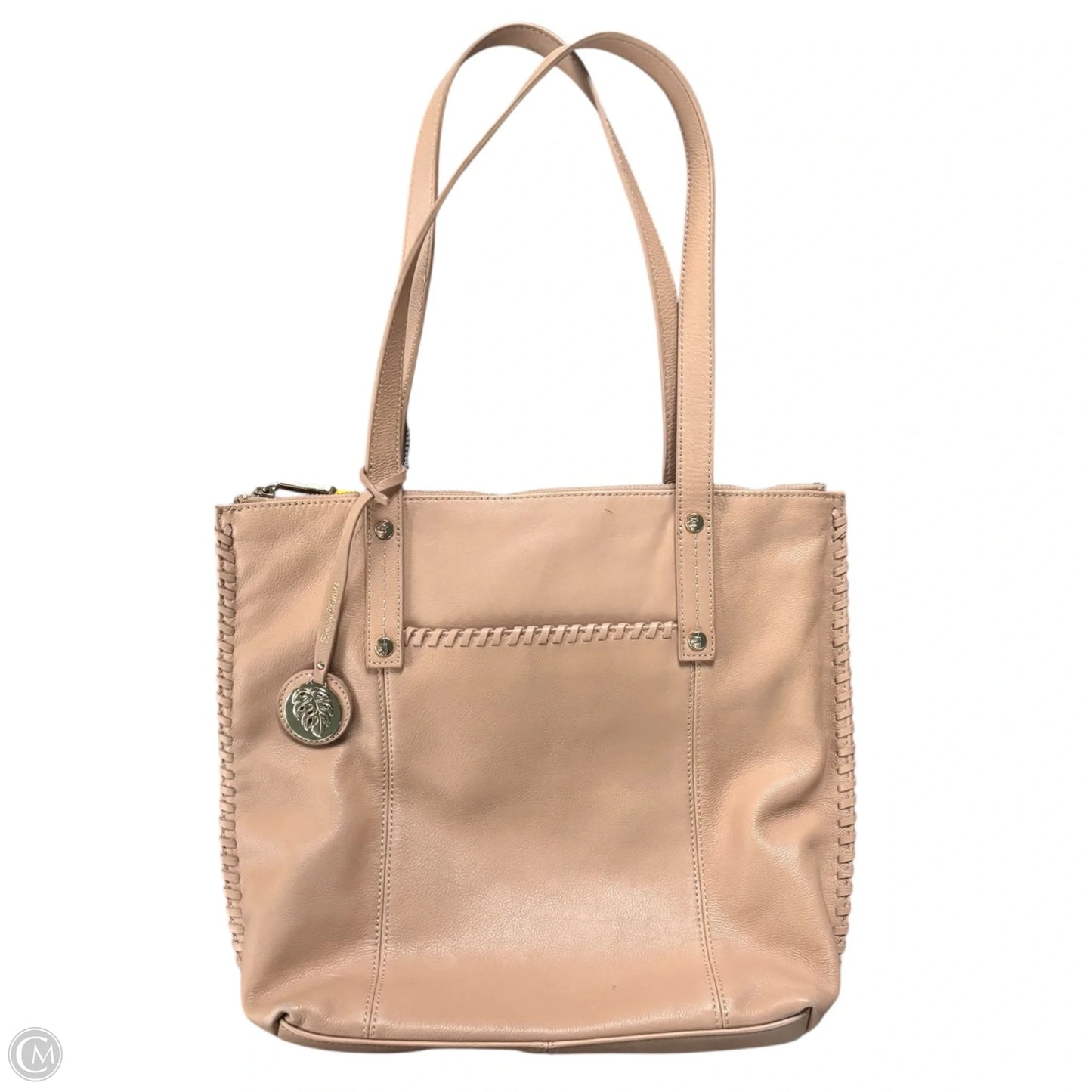 Handbag Leather By Tommy Bahama, Size: Medium