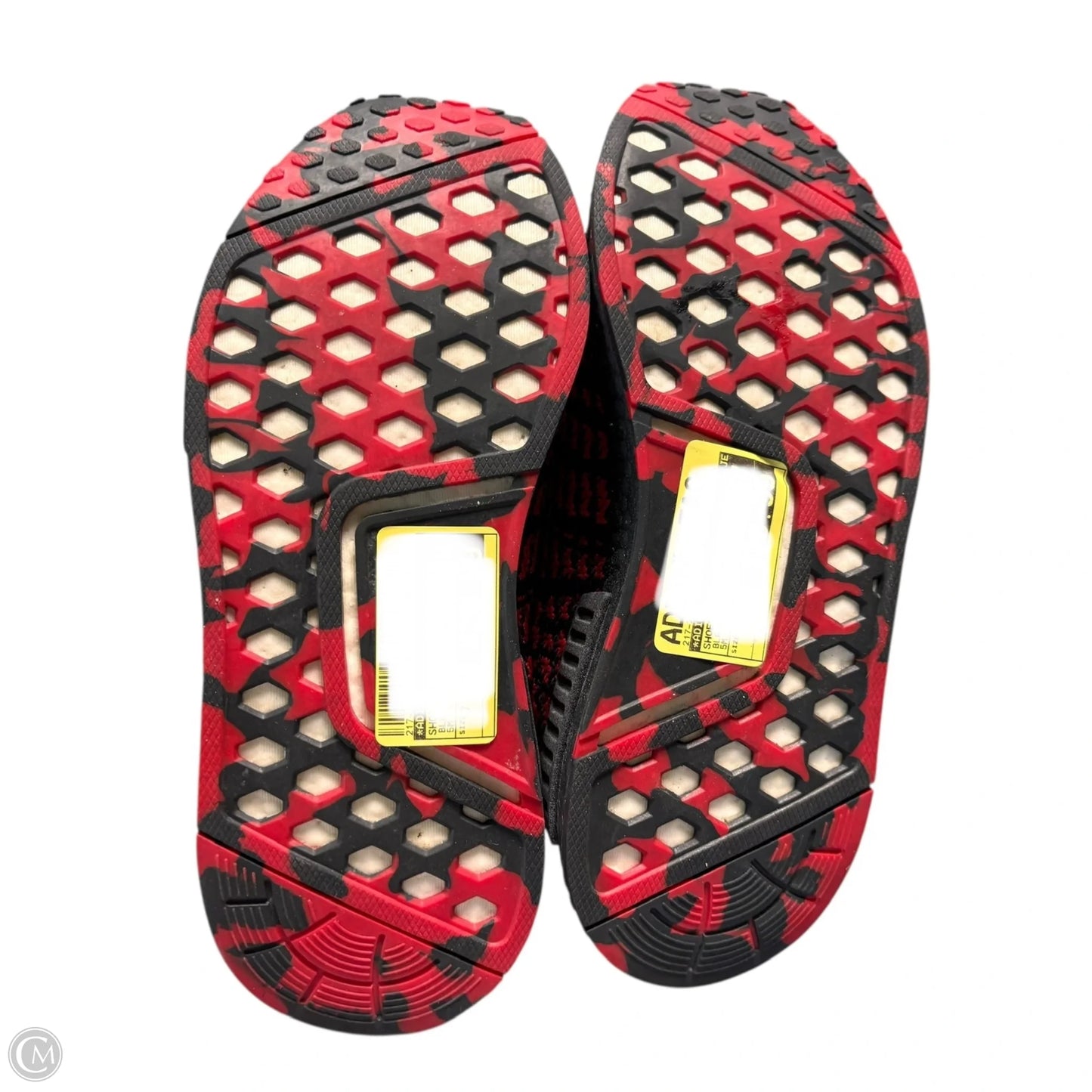 Shoes Sneakers By Adidas In Black & Red, Size: 7