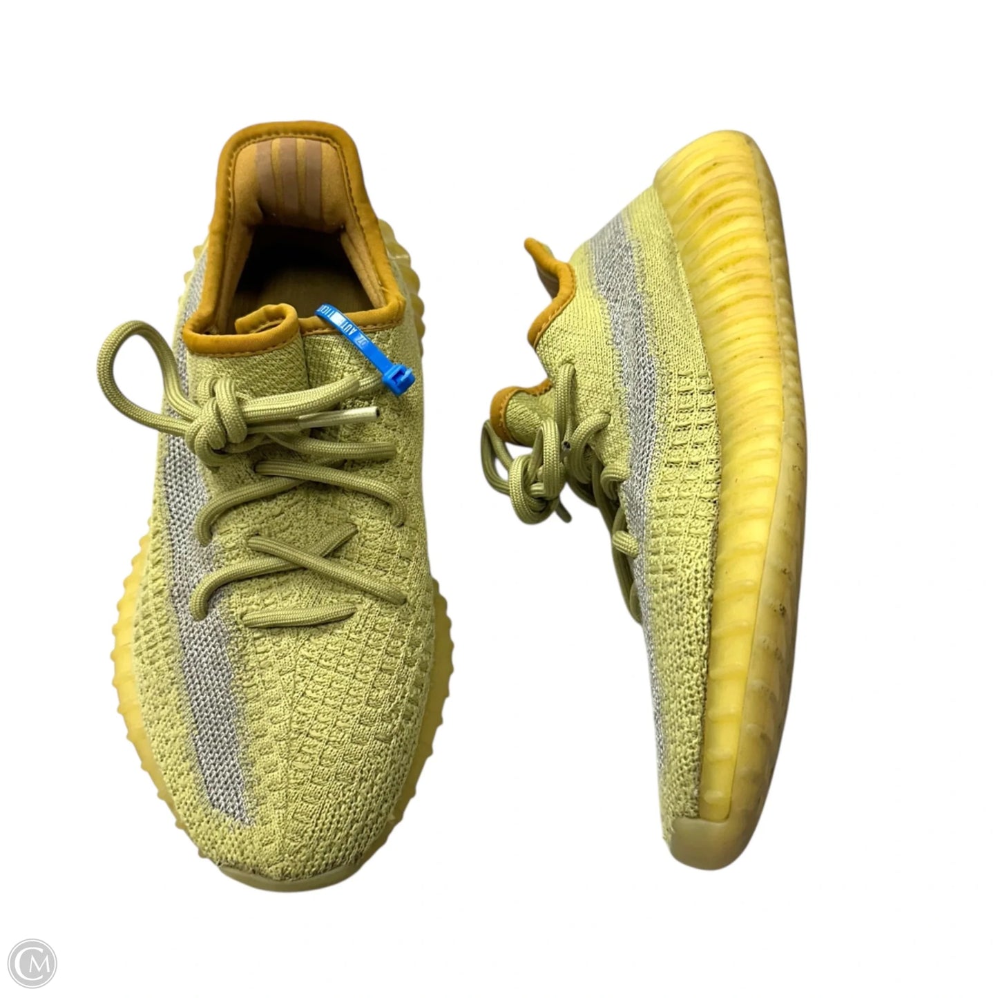 Shoes Luxury Designer By Yeezy In Yellow, Size: 6.5