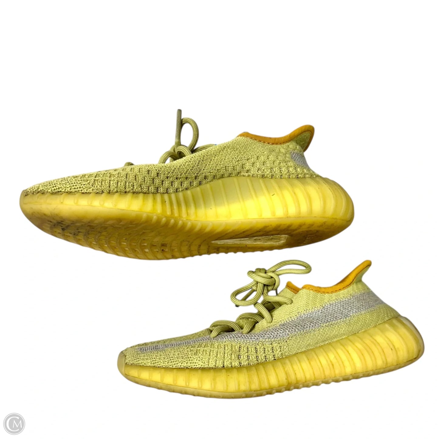 Shoes Luxury Designer By Yeezy In Yellow, Size: 6.5