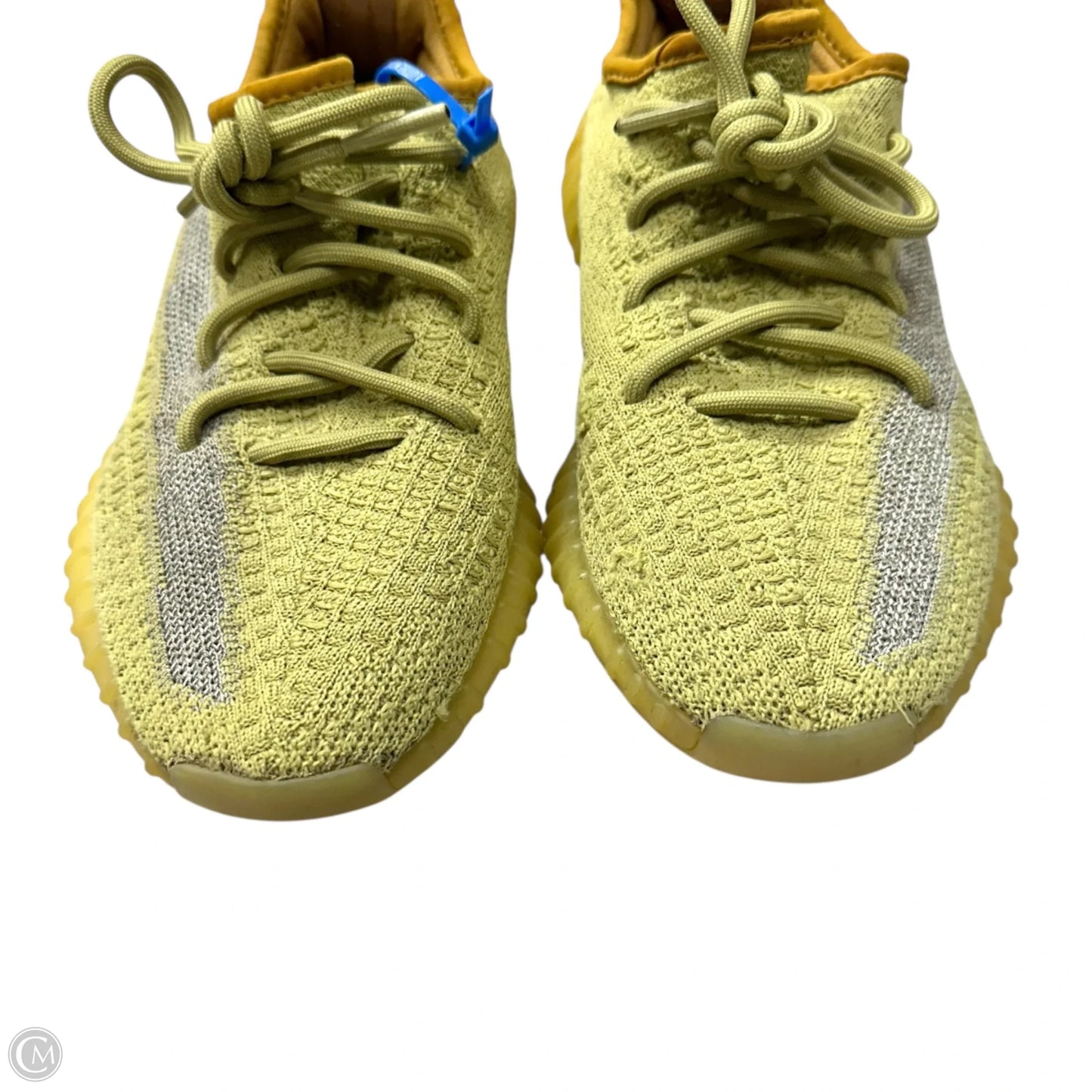 Shoes Luxury Designer By Yeezy In Yellow, Size: 6.5