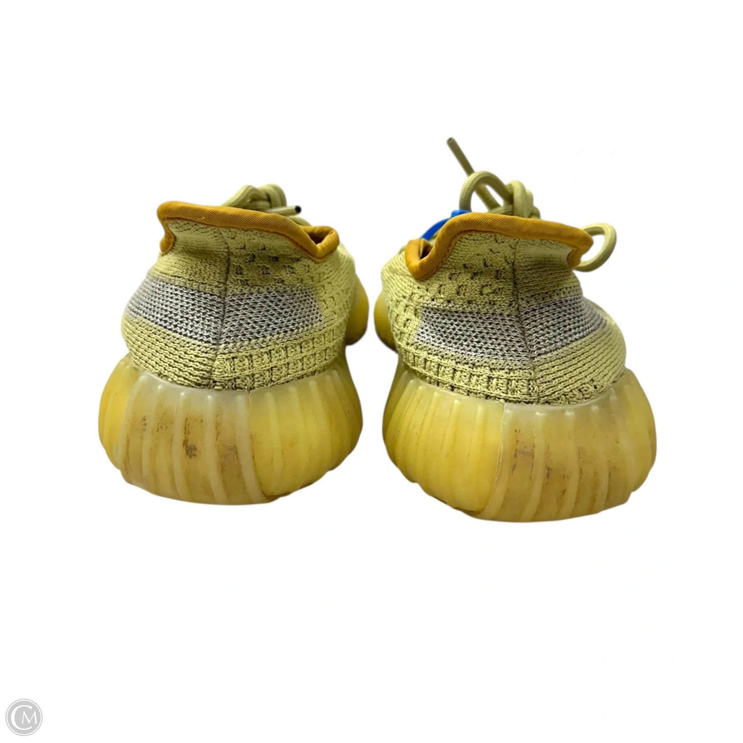 Shoes Luxury Designer By Yeezy In Yellow, Size: 6.5