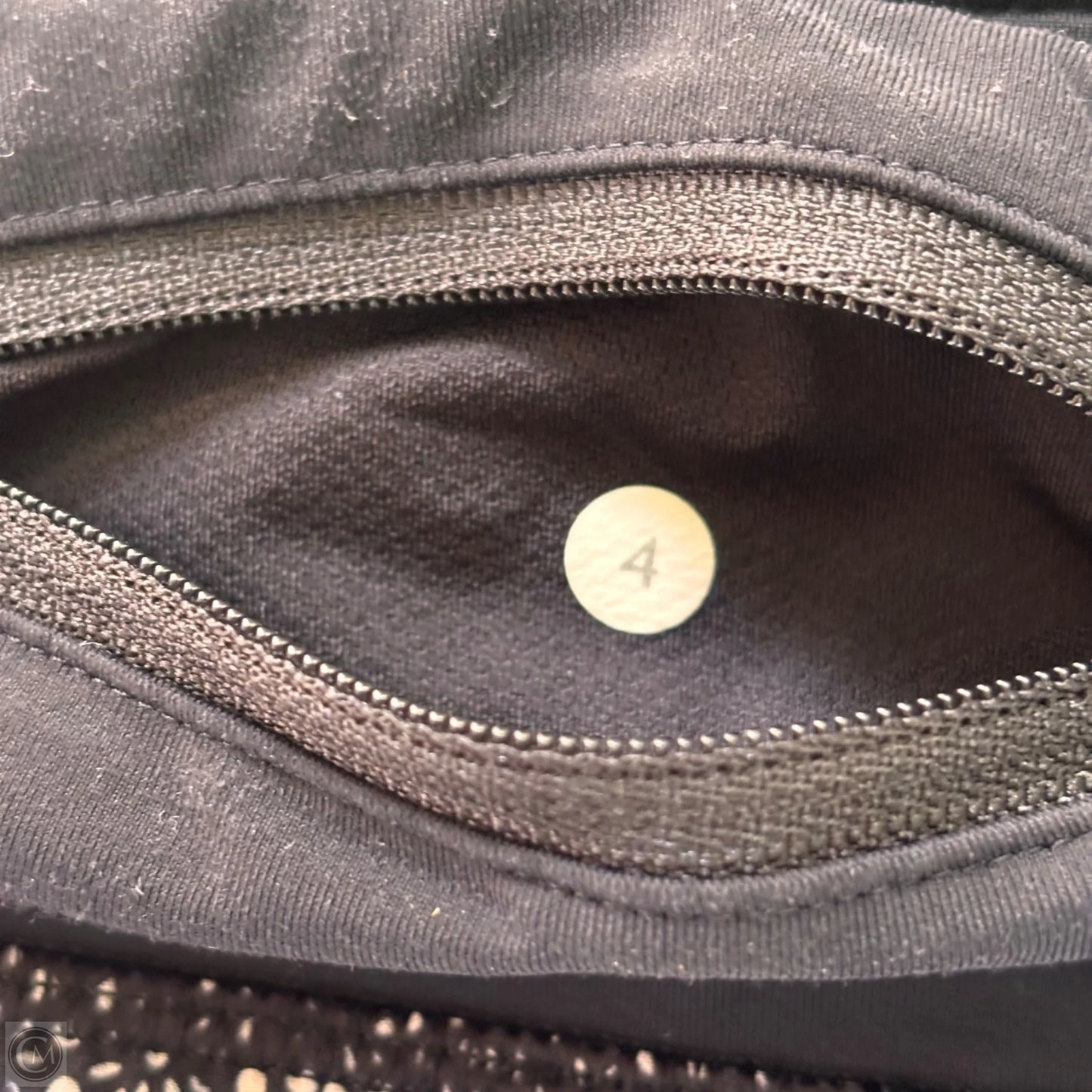 Athletic Shorts By Lululemon In Black & White, Size: 4