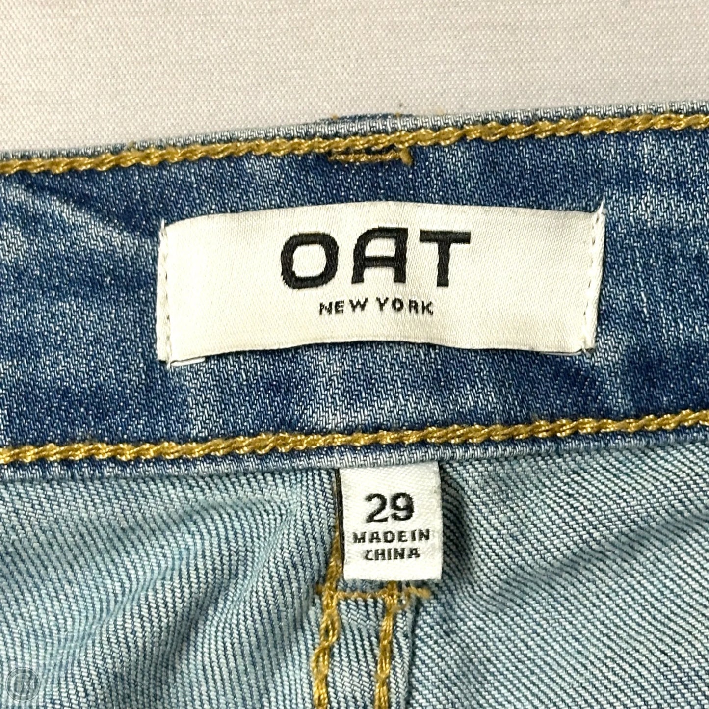 Jeans Straight By Oat In Blue, Size: 8