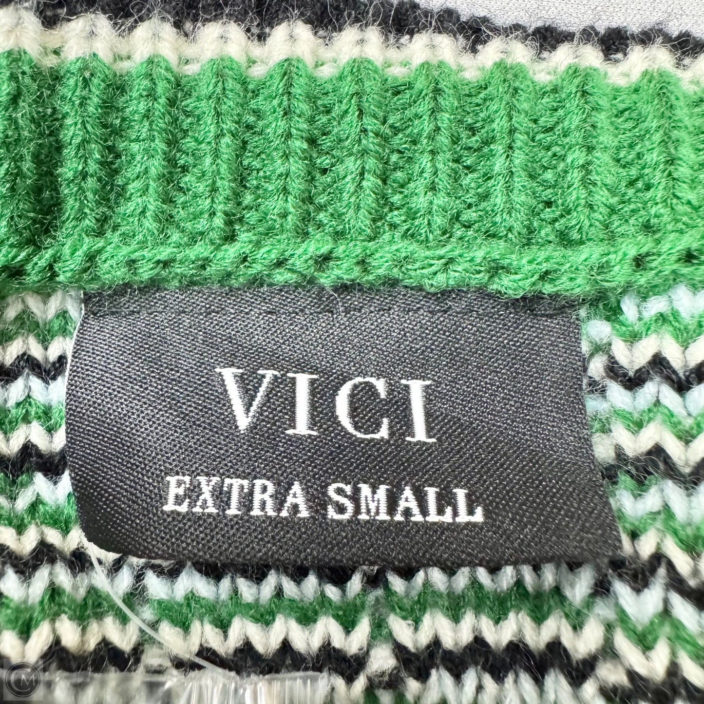 Sweater Cardigan By Vici In Green, Size: Xs