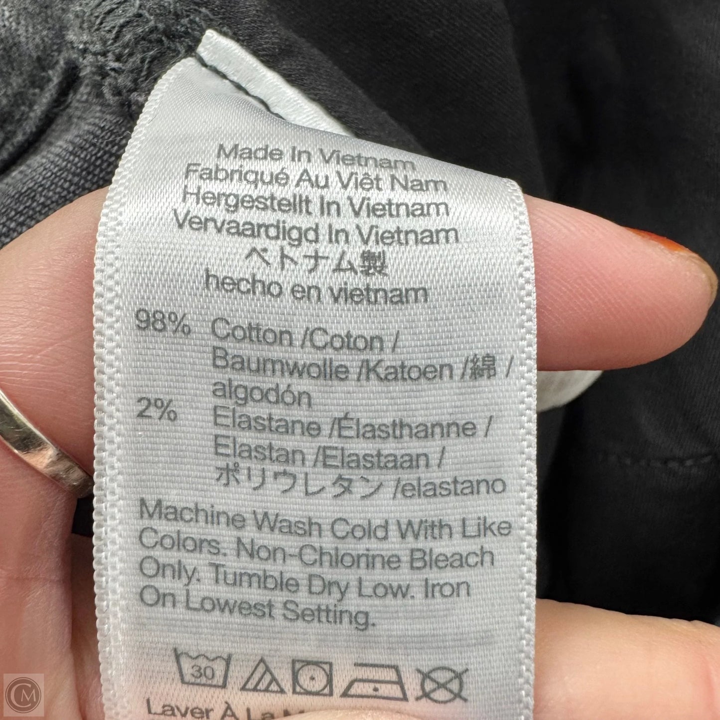 Jeans Straight By Madewell In Black, Size: 4