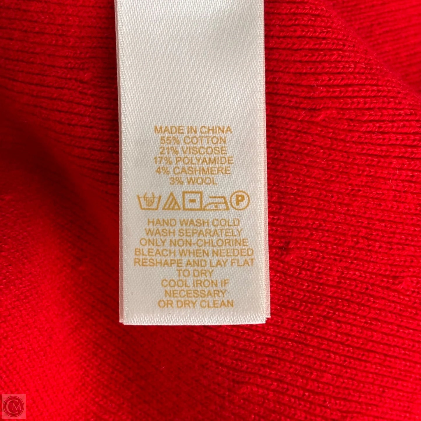 Sweater Designer By Kate Spade In Red, Size: Xl