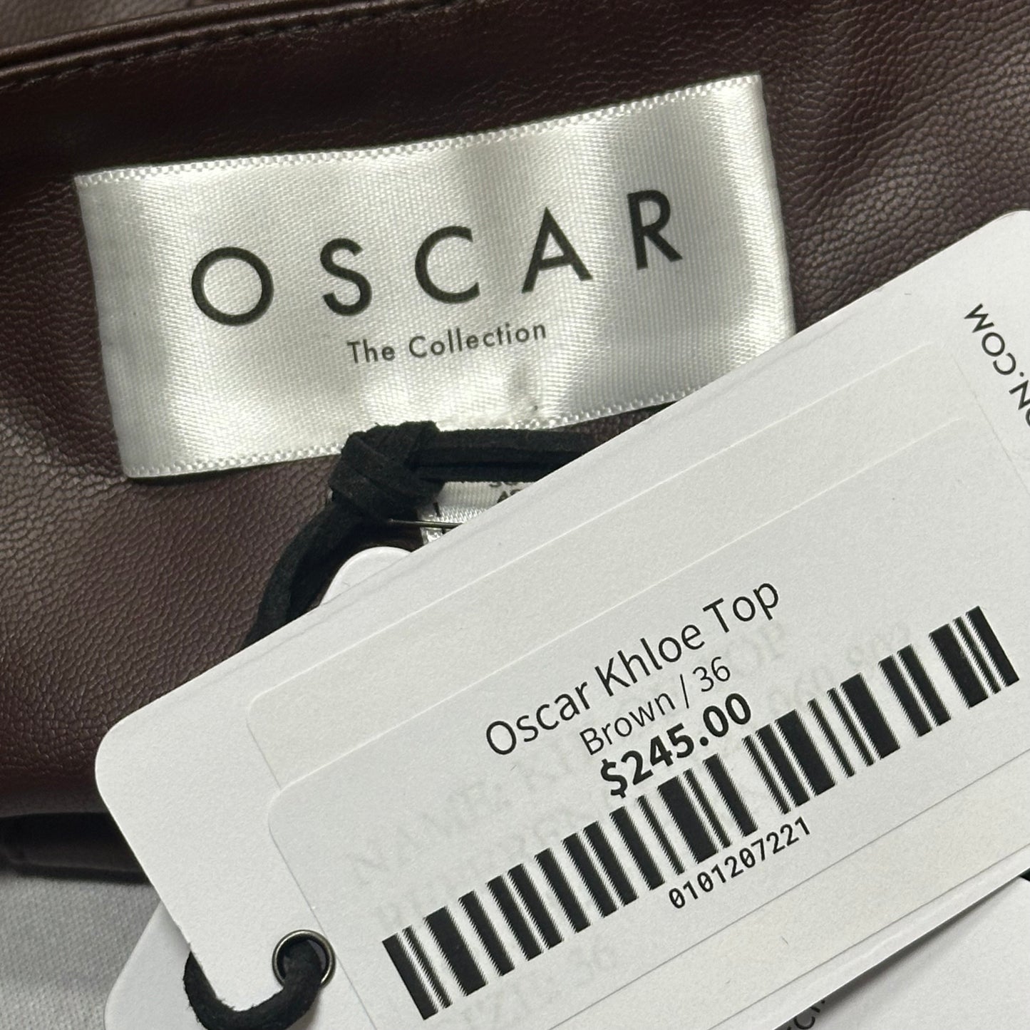 Tank Top By Oscar the Collection In Brown, Size: S