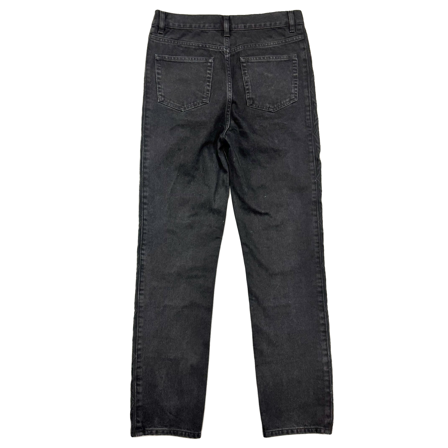 Jeans Straight By The Kooples In Black Denim, Size: 8