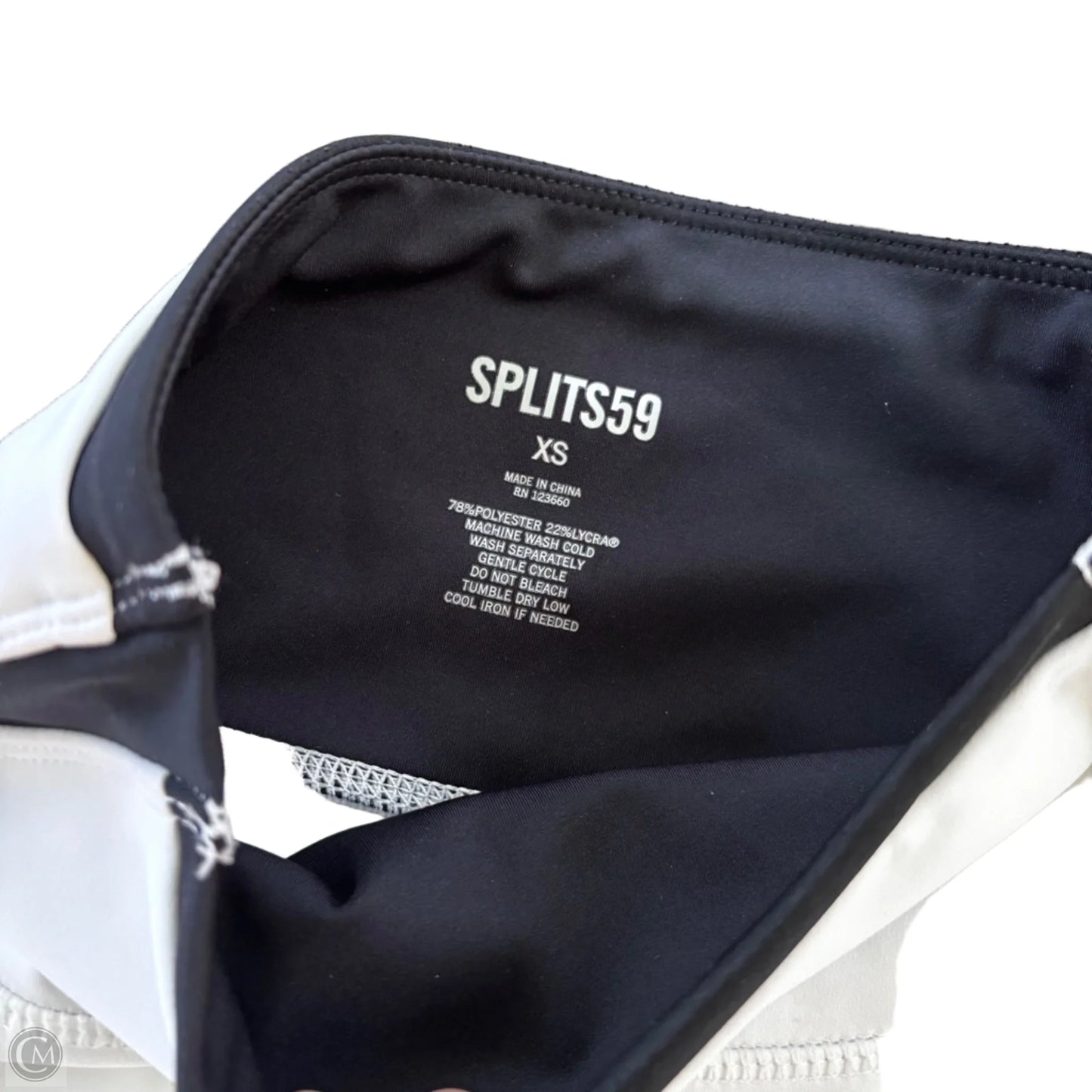 Athletic Leggings By Splits59 In Black & White, Size: Xs