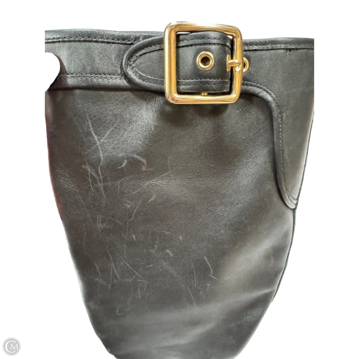 Boots Designer By Coach In Black, Size: 7.5