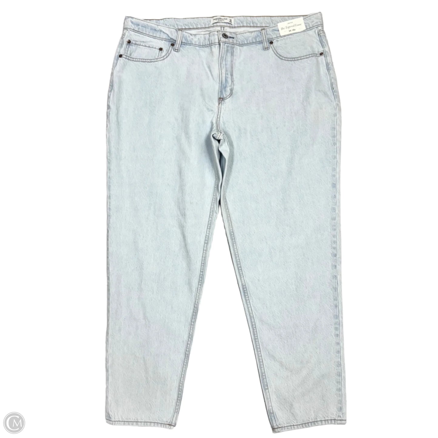 Jeans Boyfriend By Abercrombie And Fitch In Blue Denim, Size: 18