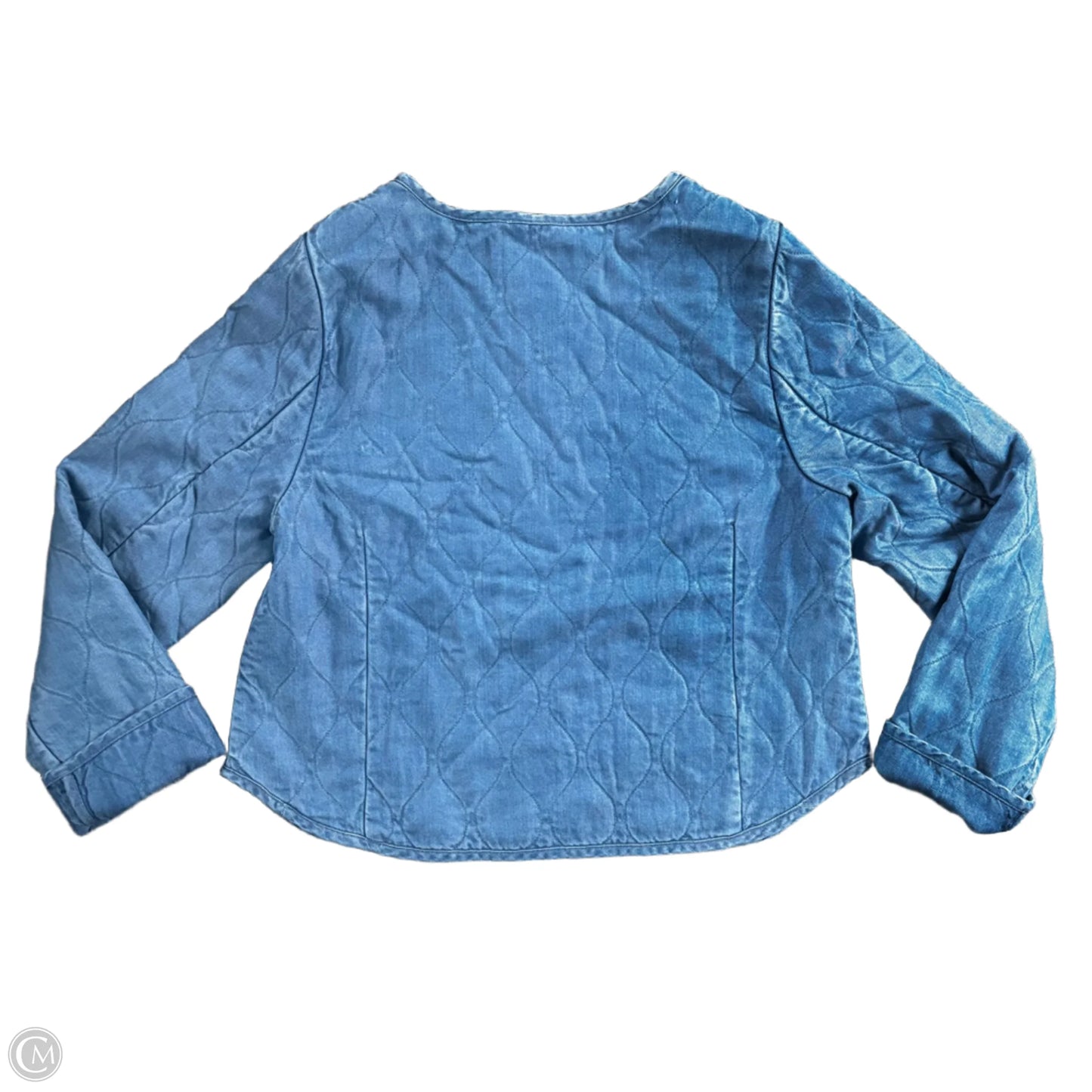 Jacket Denim By Vineyard Vines In Blue Denim, Size: M