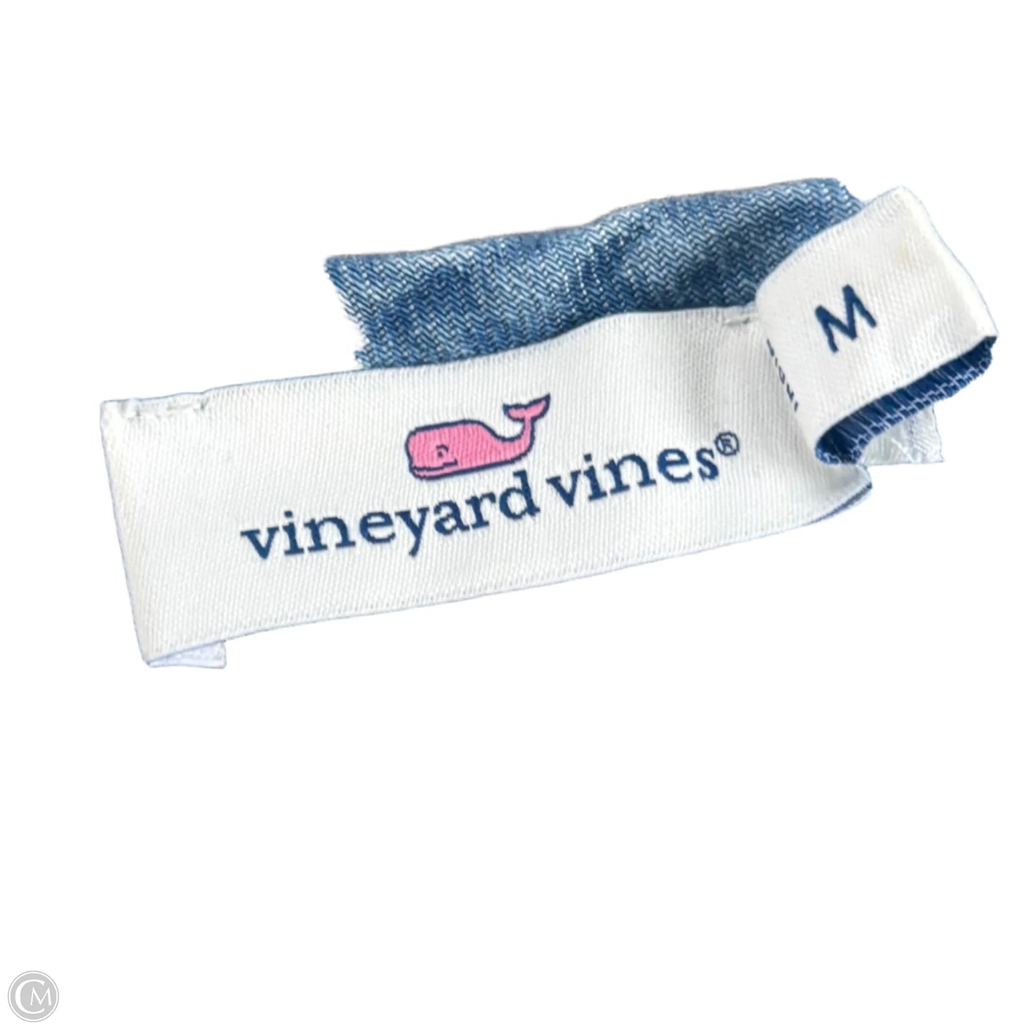 Jacket Denim By Vineyard Vines In Blue Denim, Size: M