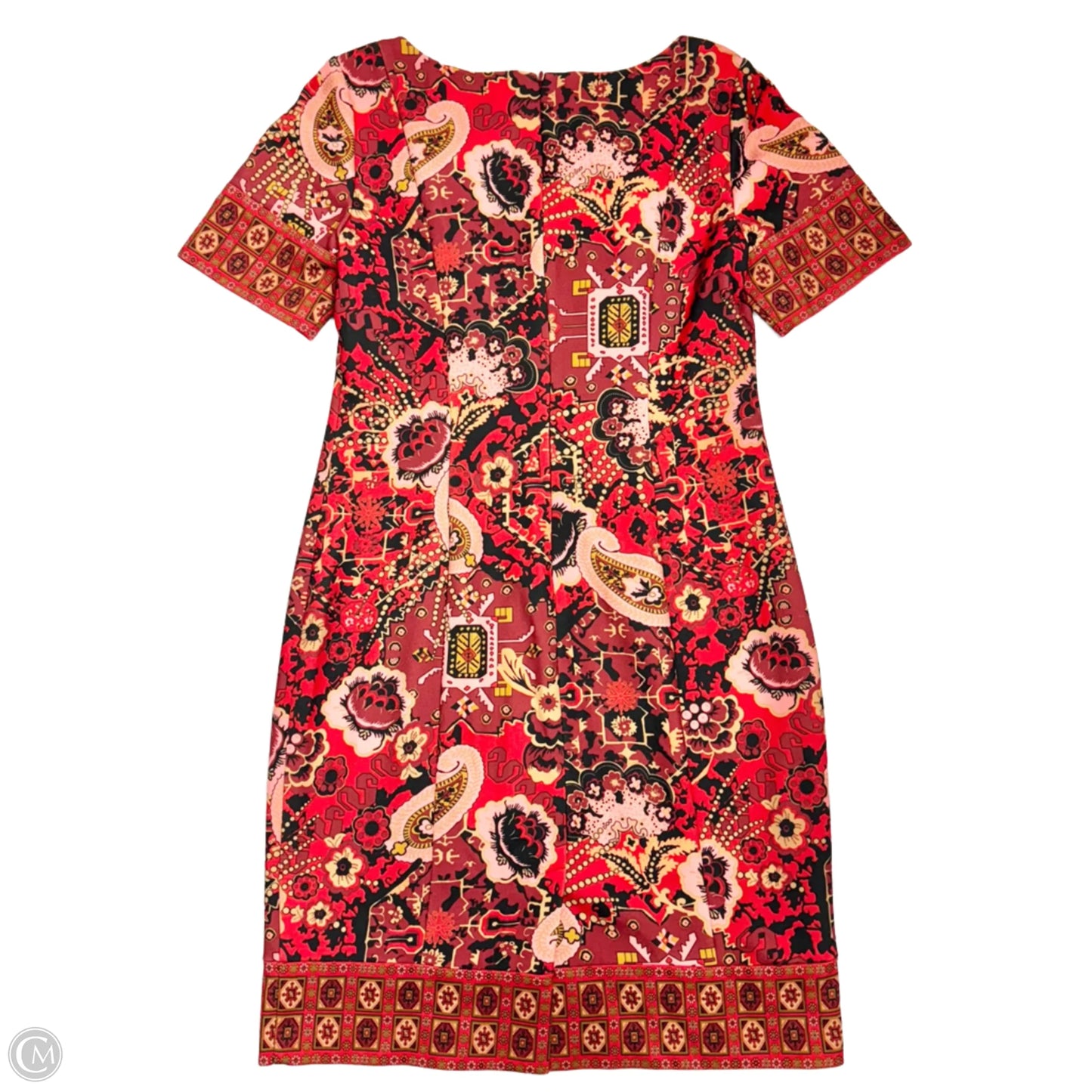 Dress Casual Midi By Talbots In Multi-colored, Size: M
