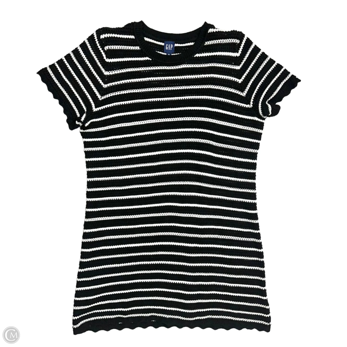 Dress Casual Midi By Gap In Striped Pattern, Size: Xl