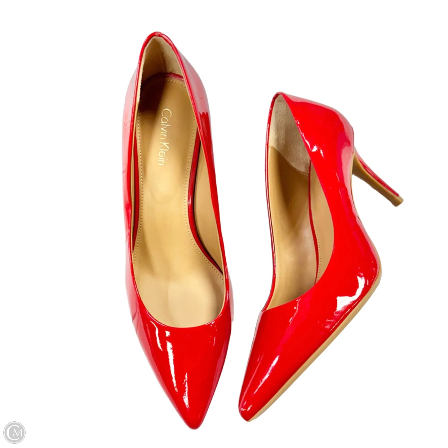 Shoes Heels Stiletto By Calvin Klein In Red, Size: 8