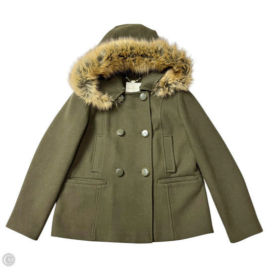 Coat Designer By Kate Spade In Green, Size: S