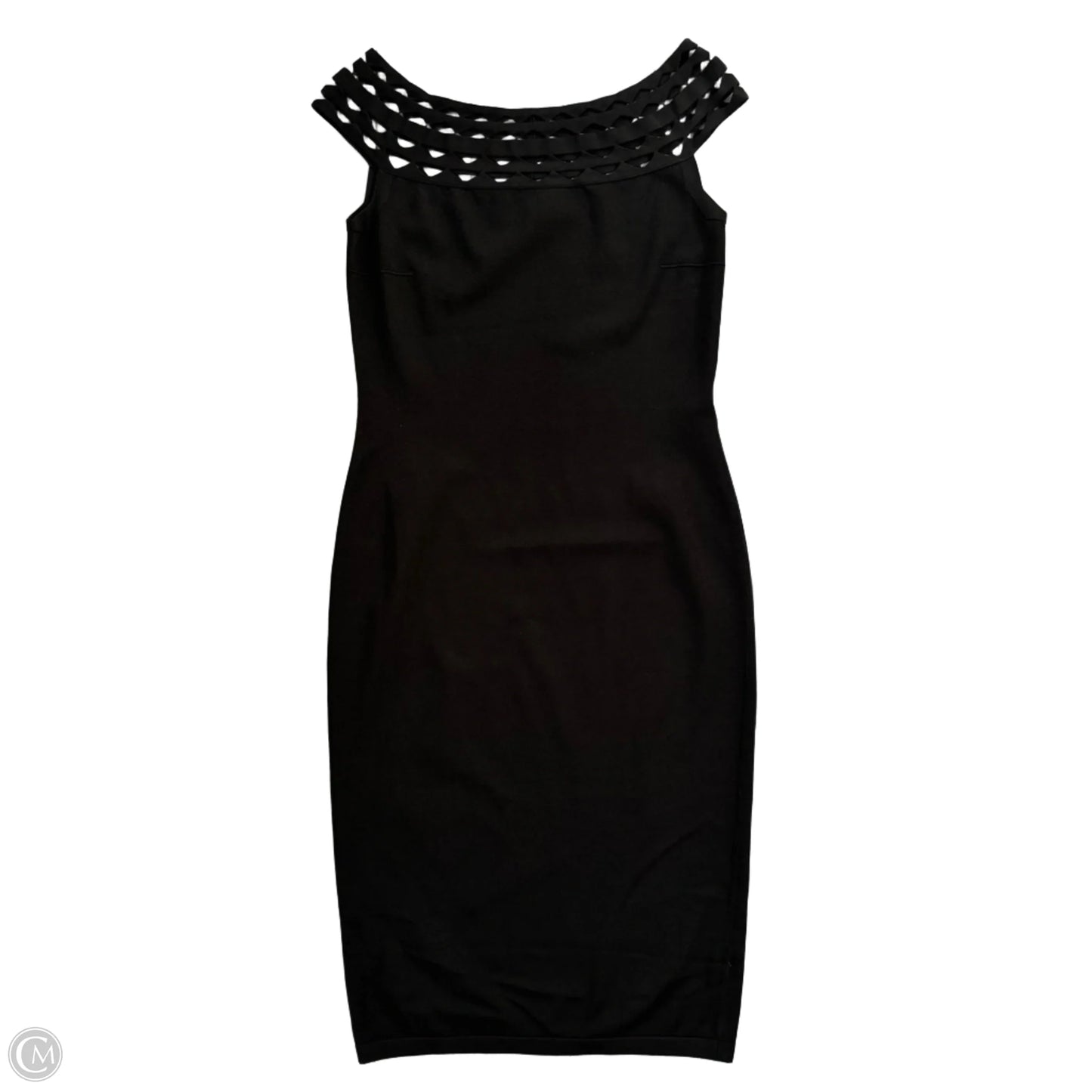 Dress Casual Midi By D. Exterior In Black, Size: S