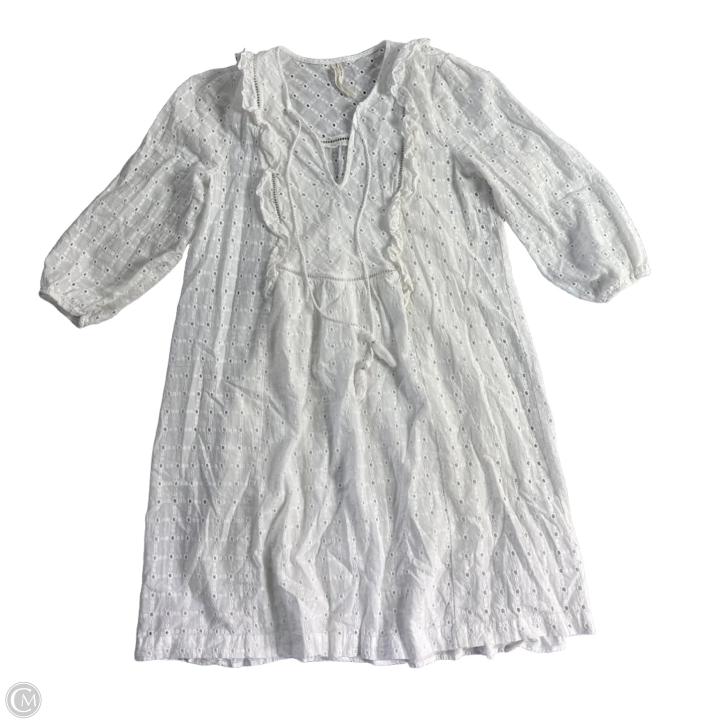 Dress Casual Short By Anthropologie In White, Size: M