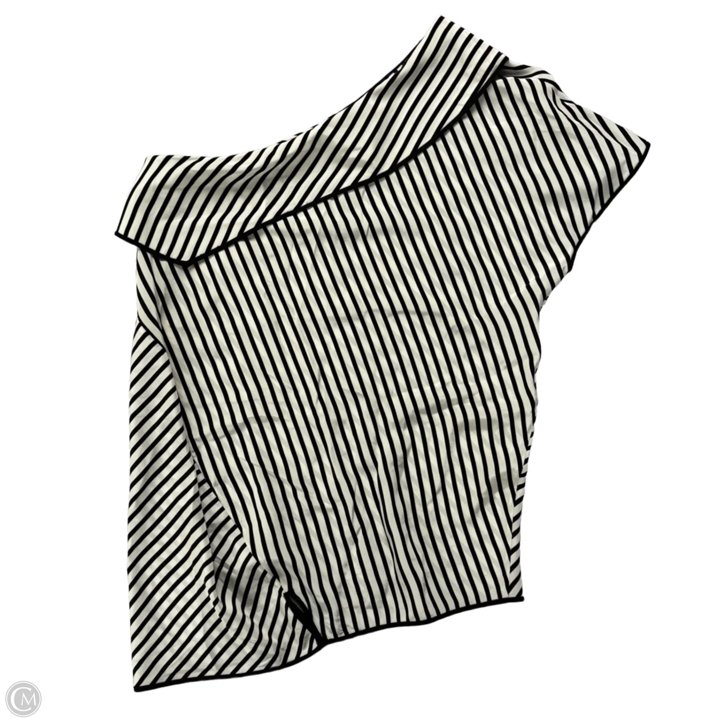Blouse Designer By Diane Von Furstenberg In Striped Pattern, Size: M