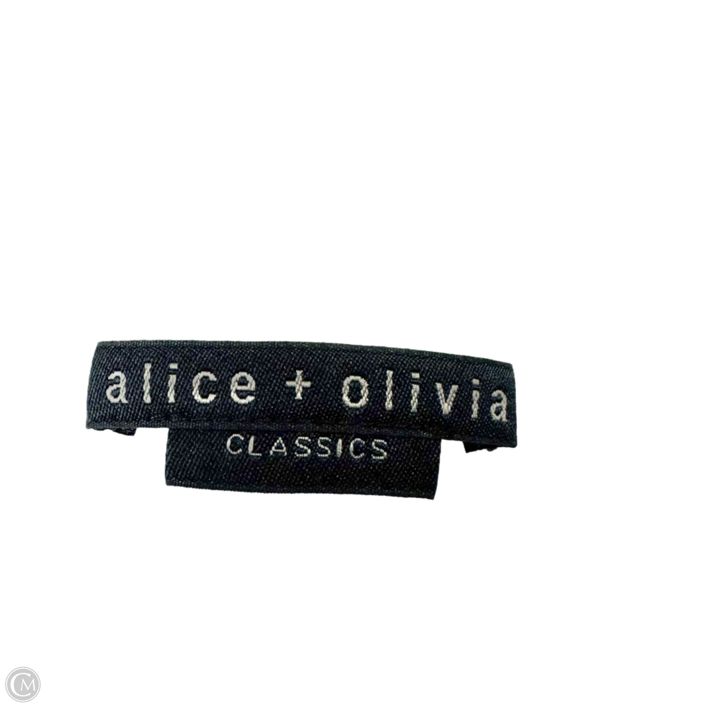 Top Short Sleeve Designer By Alice + Olivia In White, Size: M