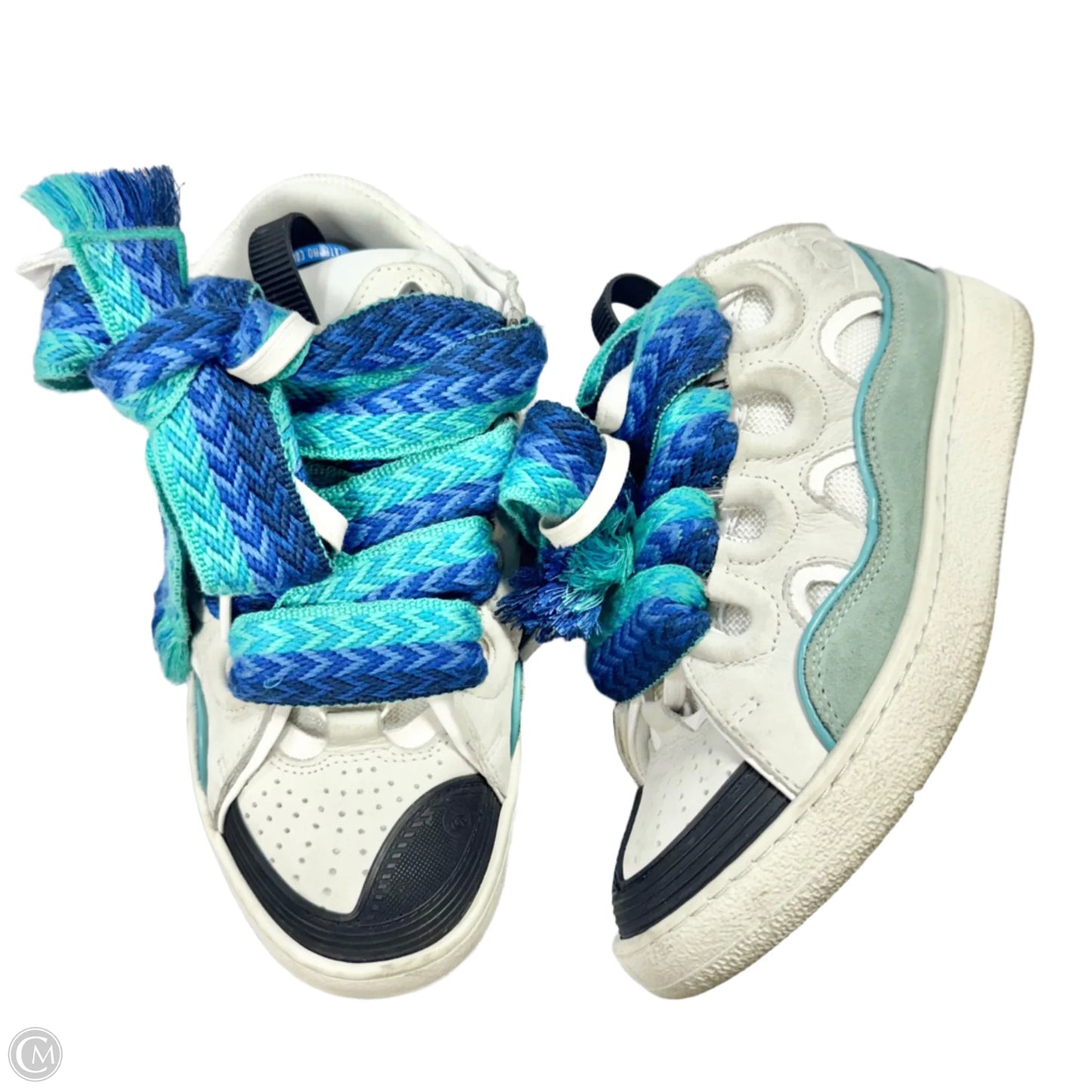 Shoes Designer By Lanvin In Blue, Size: 5.5