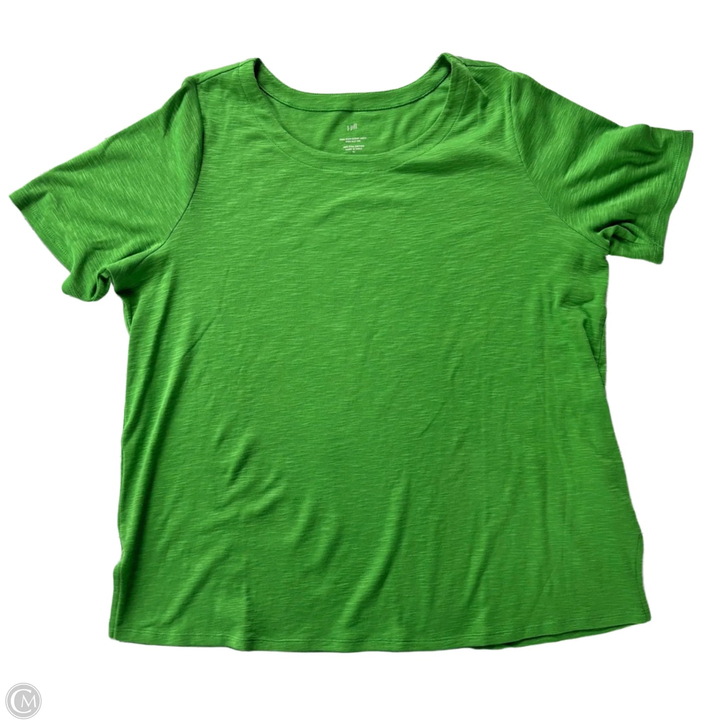 Top Short Sleeve By J. Jill In Green, Size: Xl