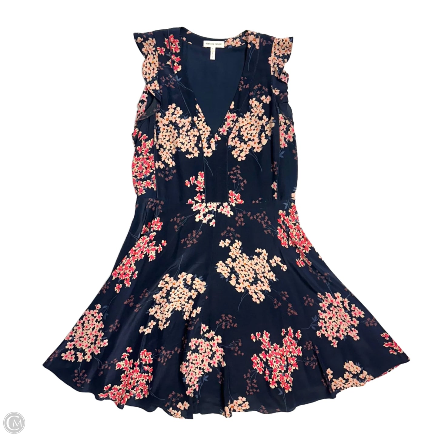 Dress Casual Midi By Rebecca Taylor In Floral Print, Size: S