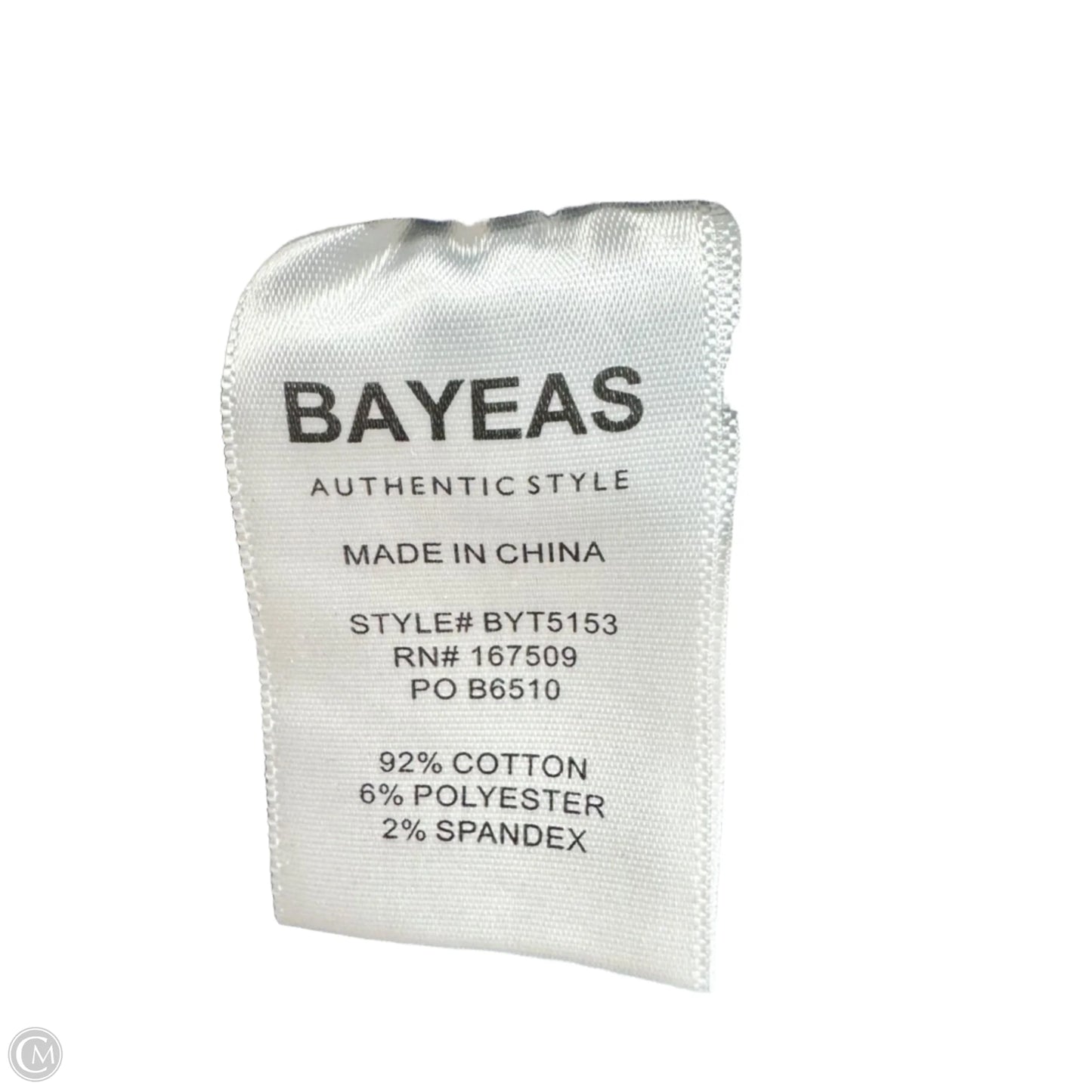 Jeans Straight By Bayeas In Blue Denim, Size: 6