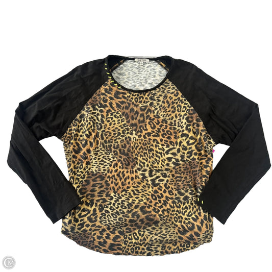 Top Long Sleeve By Lisa Todd In Animal Print, Size: L