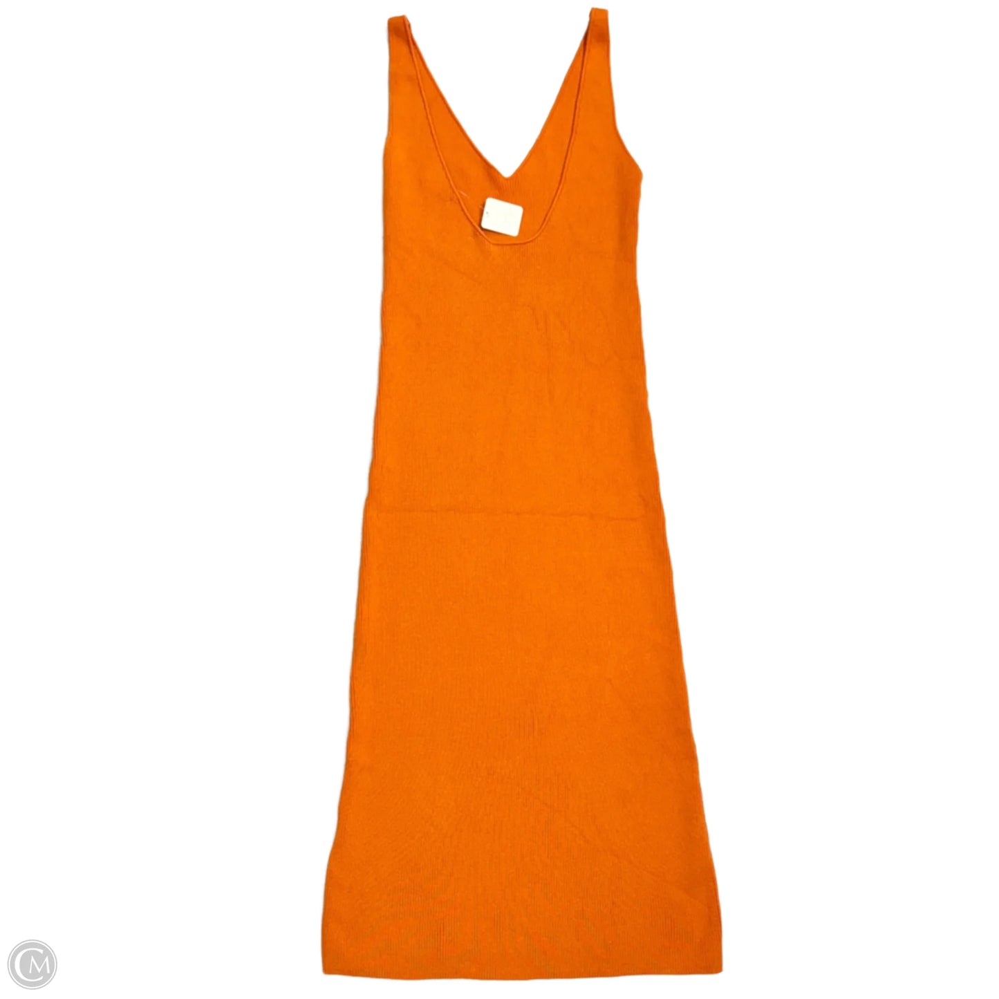 Dress Casual Midi By Free People In Orange, Size: L
