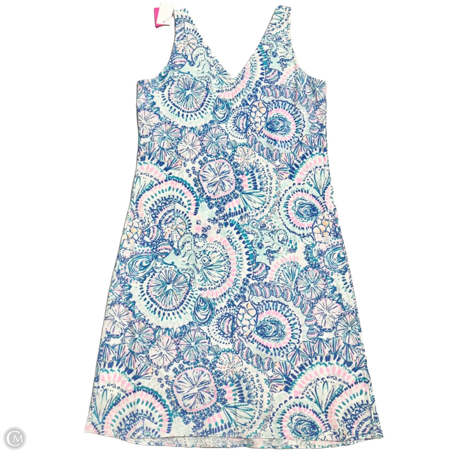 Dress Designer By Lilly Pulitzer In Blue & White, Size: S