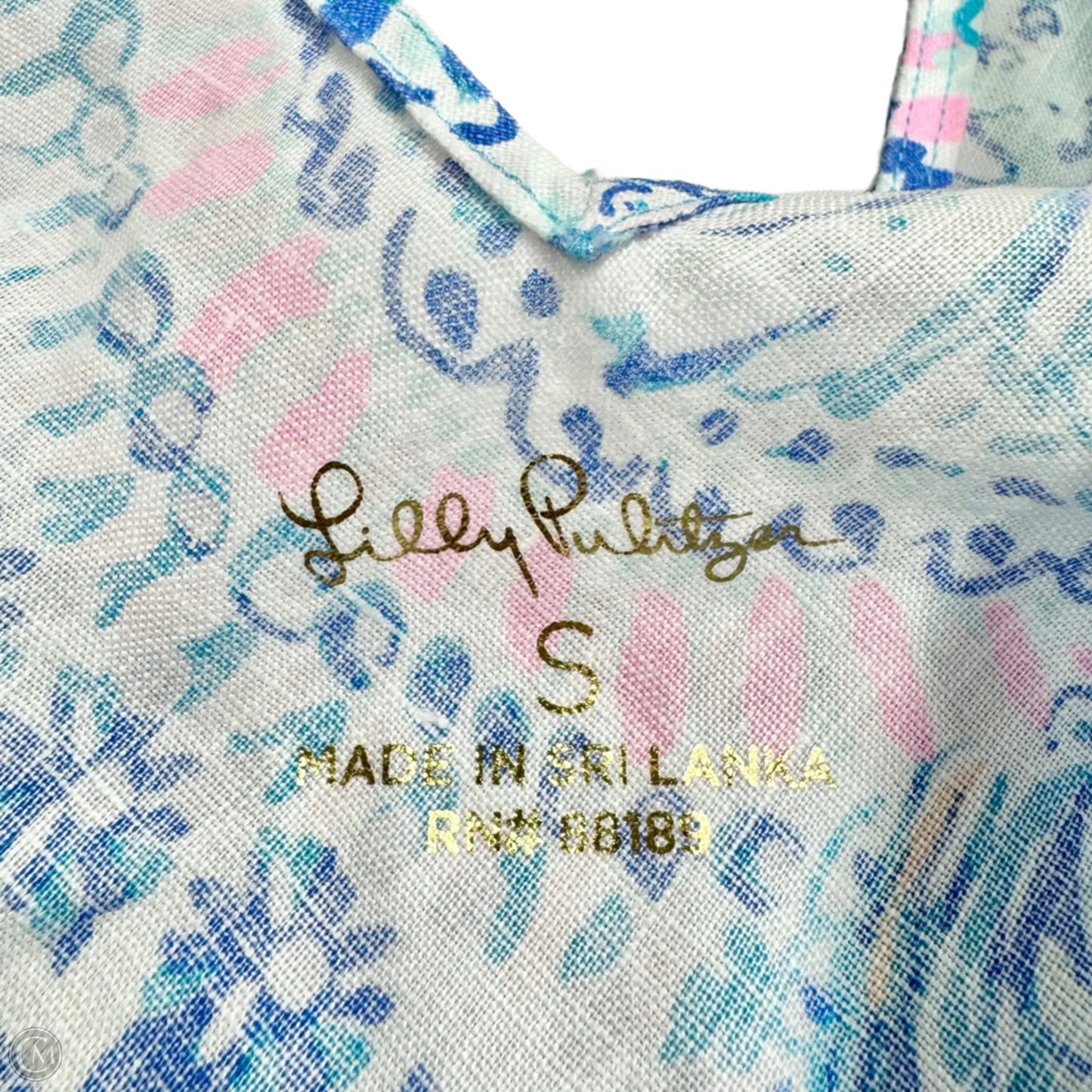 Dress Designer By Lilly Pulitzer In Blue & White, Size: S
