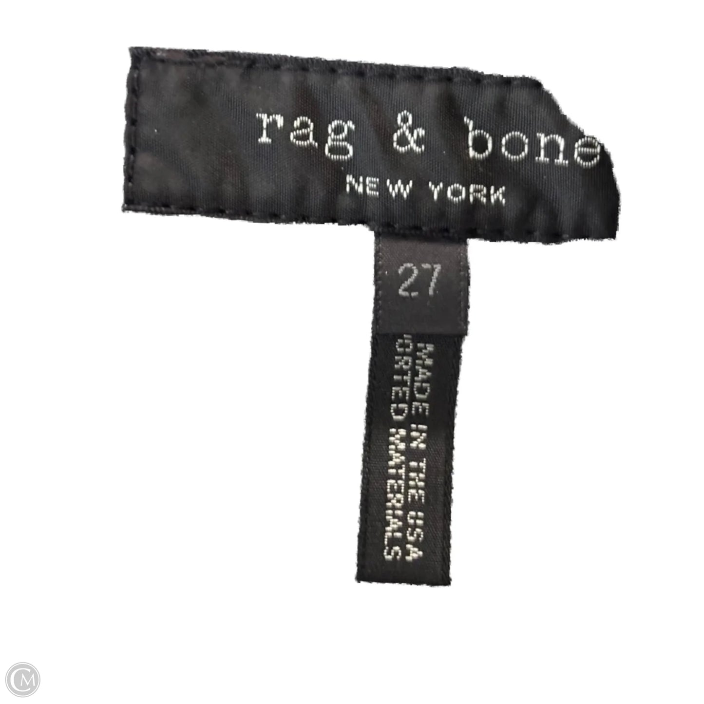 Jeans Boot Cut By Rag And Bone In Blue Denim, Size: 4