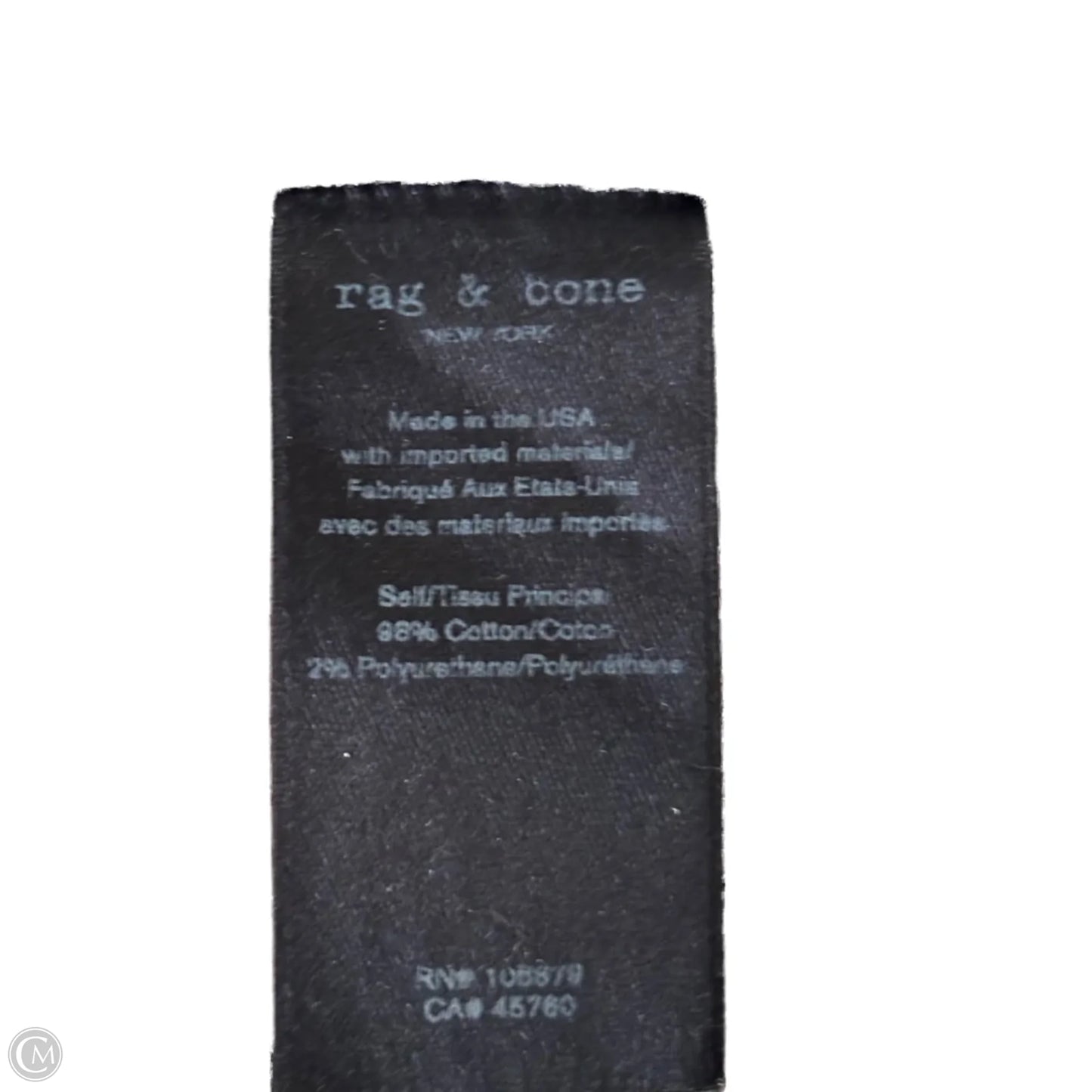 Jeans Boot Cut By Rag And Bone In Blue Denim, Size: 4