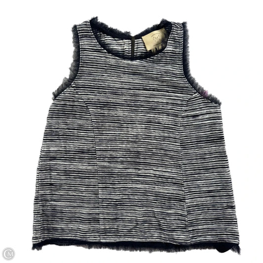 Top Sleeveless By Anthropologie In Navy, Size: Xs