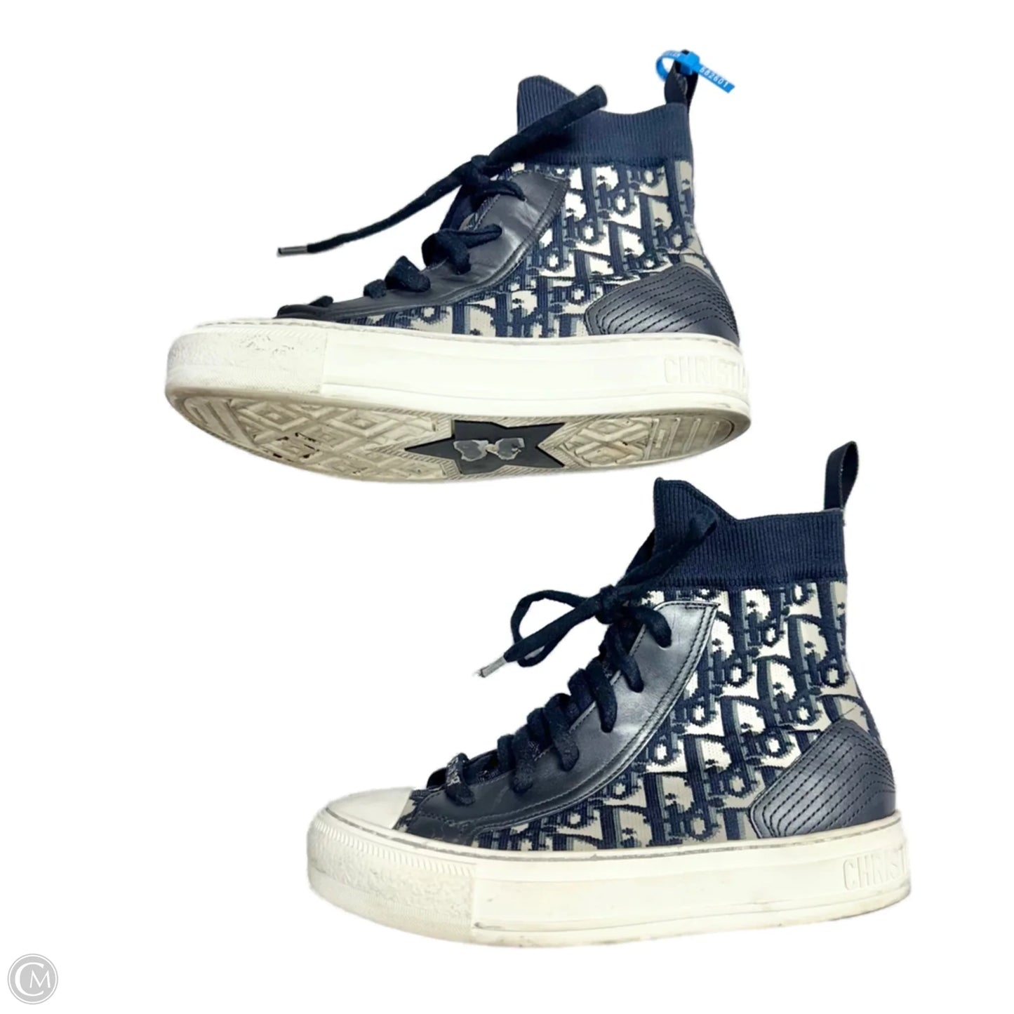 Shoes Luxury Designer By Dior In Navy, Size: 5