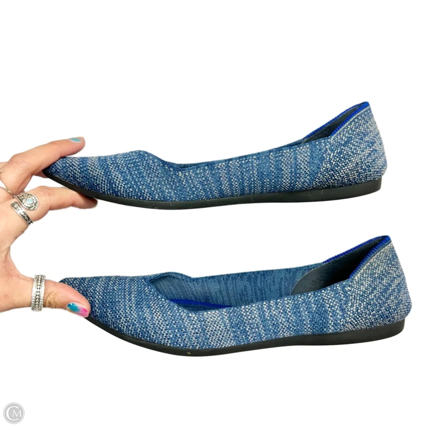 Shoes Flats By Rothys In Blue, Size: 8