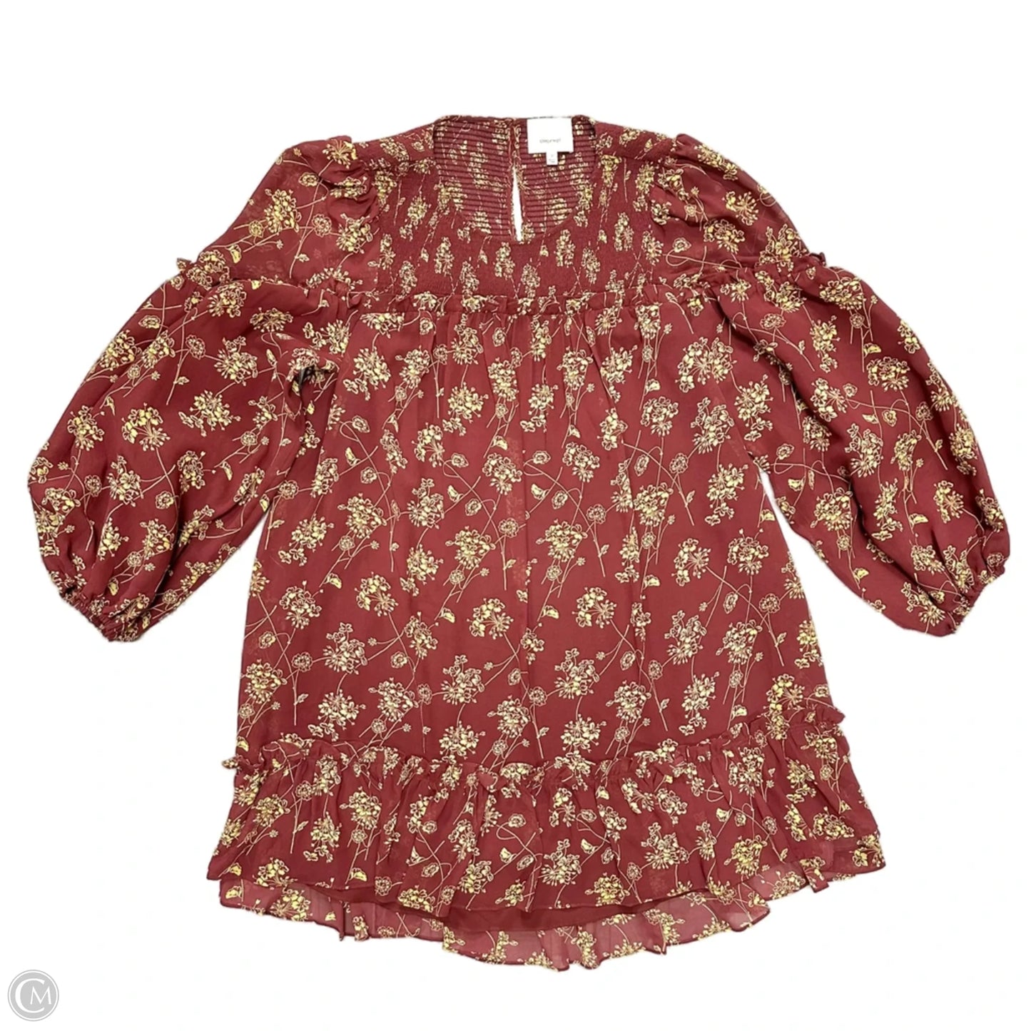 Dress Casual Midi By Cinq à Sept In Floral Print, Size: L