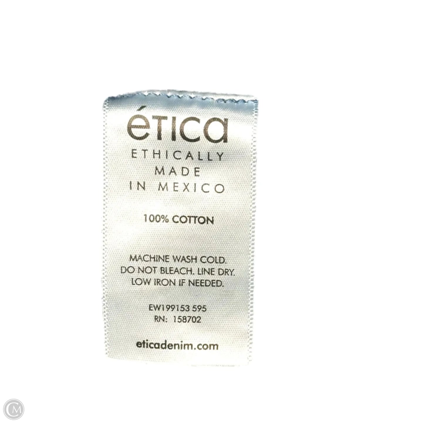 Jumpsuit By Etica In Blue Denim, Size: M