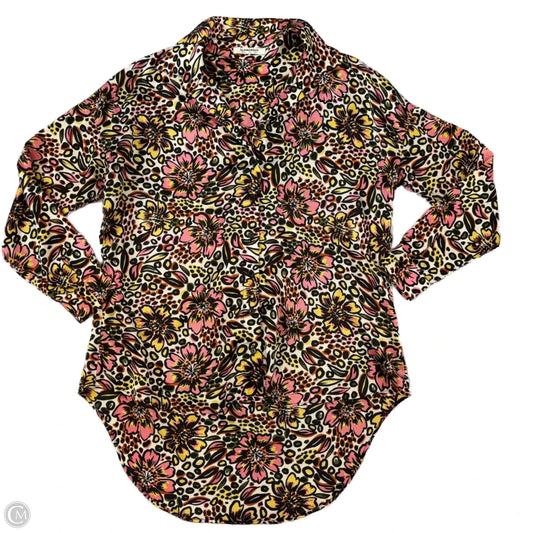Blouse Long Sleeve By Glamorous In Floral Print, Size: S