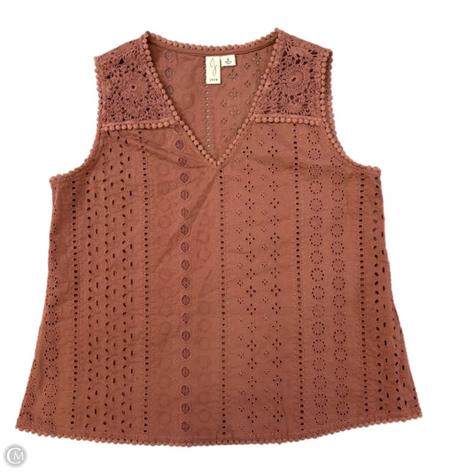 Top Sleeveless By Joie In Pink, Size: S