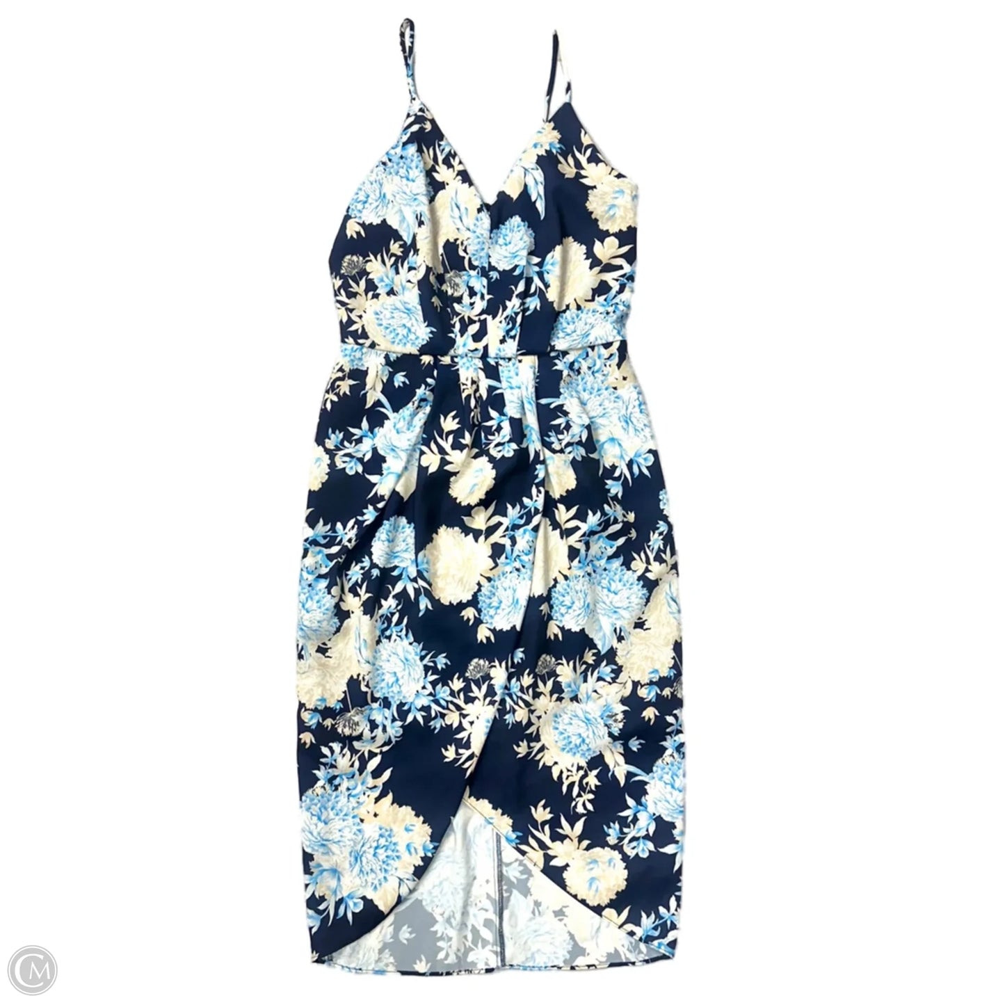 Dress Casual Midi By Chelsea 28 In Floral Print, Size: Xs