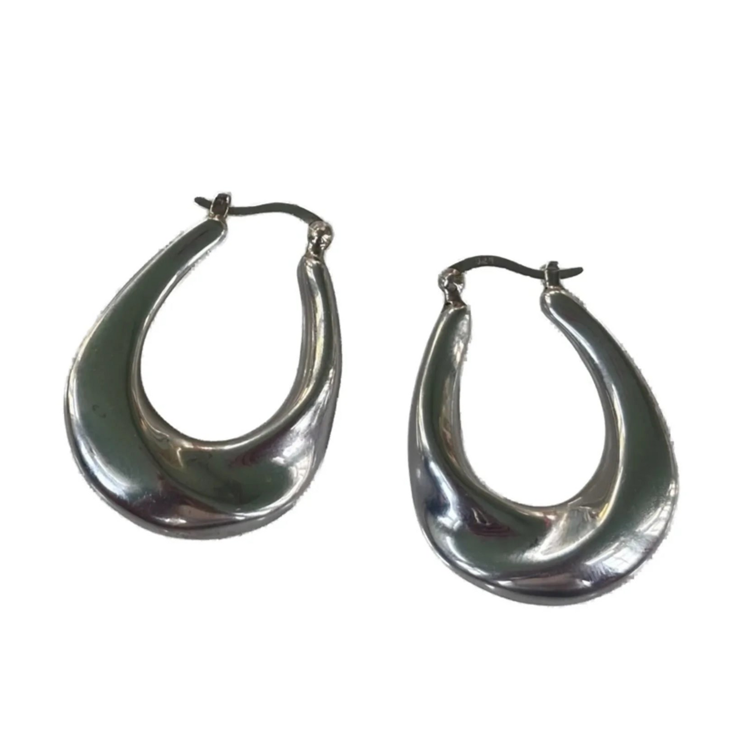 Earrings Sterling Silver Hoop