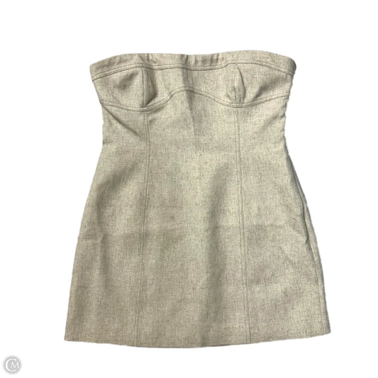 Dress Casual Short By Anthropologie In Beige, Size: M