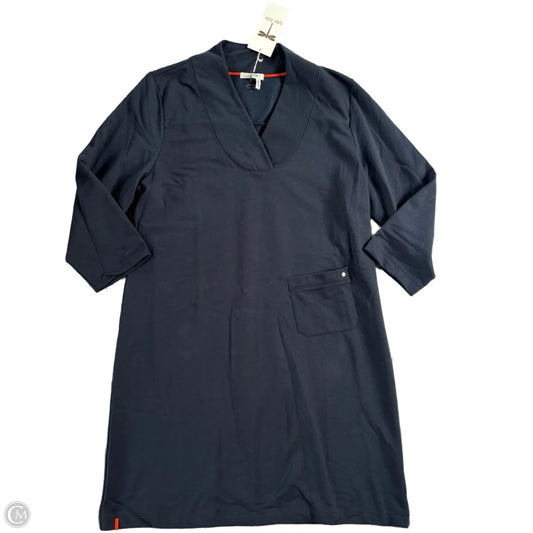 Dress Casual Midi By Tyler Boe In Navy, Size: Xl