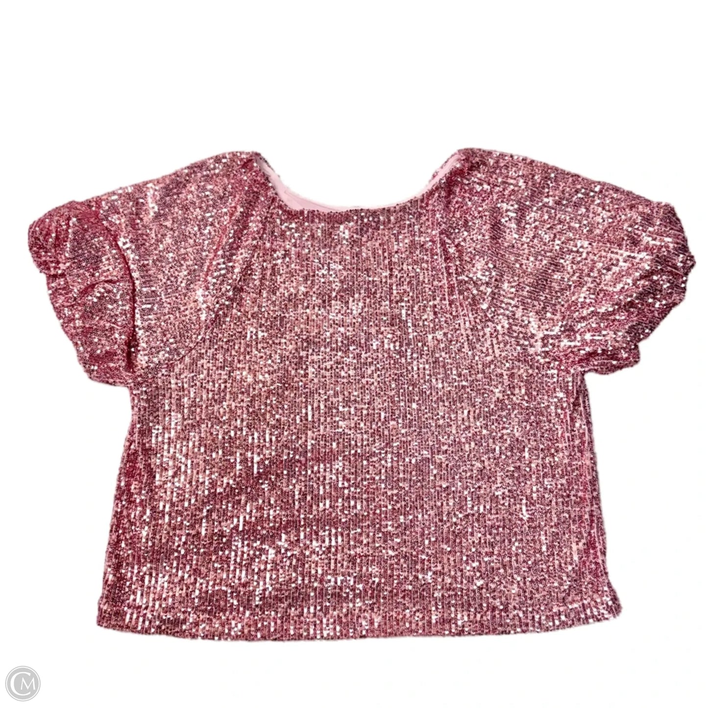 Top Short Sleeve Designer By Lilly Pulitzer In Pink, Size: Xl