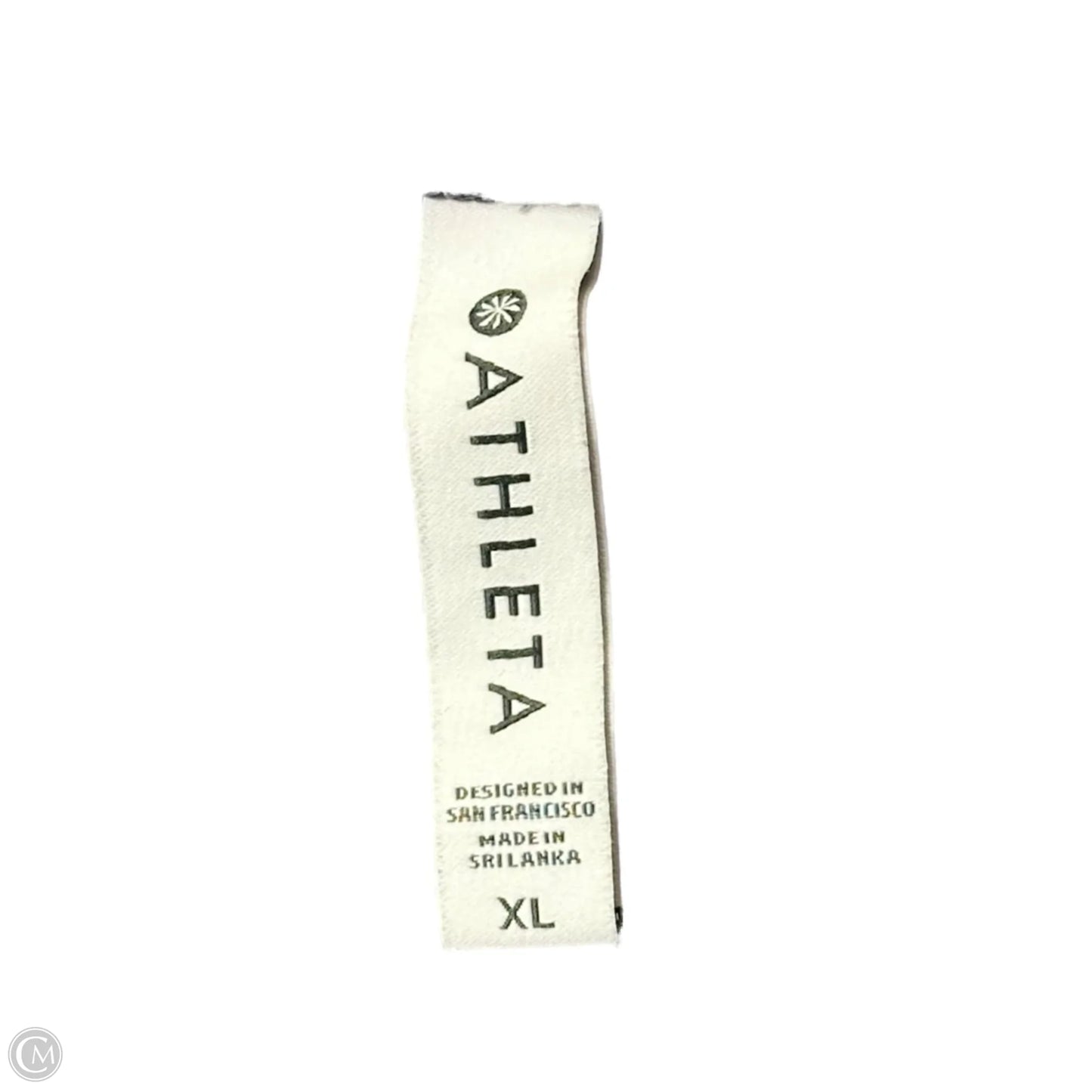 Athletic Top Short Sleeve By Athleta In Grey, Size: Xl